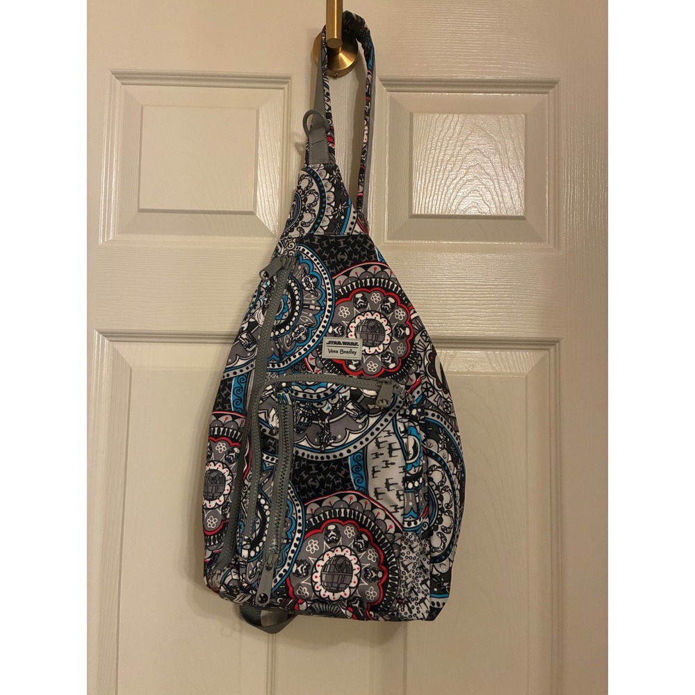 Vera Bradley Star Wars ReActive Sling Backpack Far Far Away Paisley Crossbody